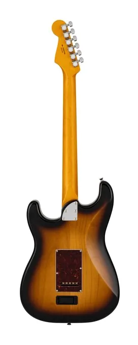 Fender MIJ Act Modern Strat RW BLK sfotografowana frontalnie