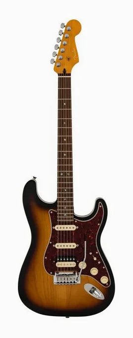 Fender MIJ Act Modern Strat HSS 2TS widziana od przodu