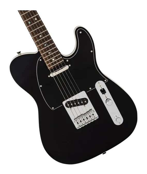 Fender MIJ Active Modern Tele RW BLK, linie korpusu z góry