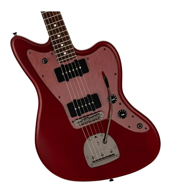 Fender MIJ Hybrid II Jazzmaster MIR, przełącznik przetworników i gniazdo wyjściowe