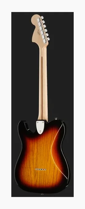 Fender MIJ Trad 70s Tele Deluxe 3TS, linie korpusu z góry