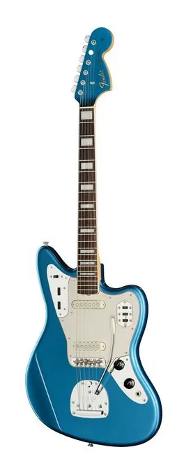 Fender MIJ Trad 60s Jaguar RW LPB ujęta od przodu na neutralnym tle