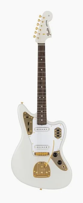 Fender MIJ Trad II 60s Jaguar WPL ujęta od przodu na neutralnym tle