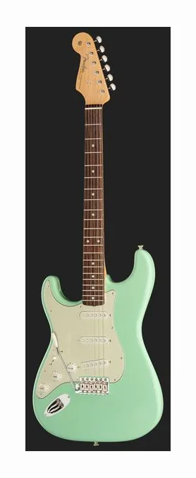 Fender MIJ Trad 60s Strat LH RW SFG, przetworniki i gałki regulacji