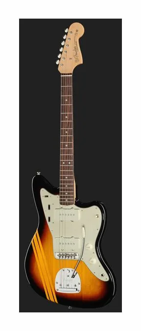 Fender MIJ Trad II 60s Jazzmaster 3TS, przetworniki i gałki regulacji