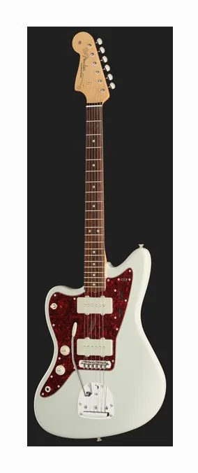 Fender MIJ Trad 60s Jazzm LH RW OWT, linie korpusu z góry
