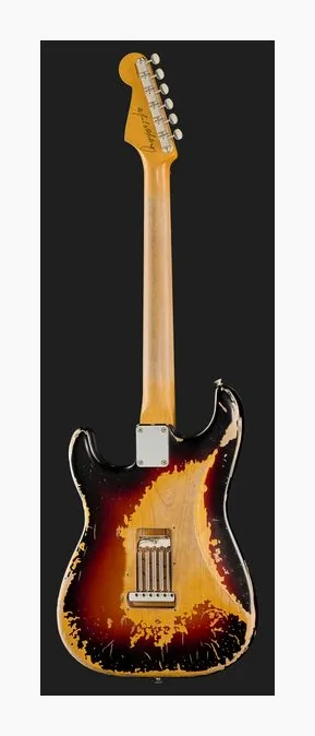Fender Mike McCready Strat 3TSB, prog zerowy i pierwsze pozycje na gryfie
