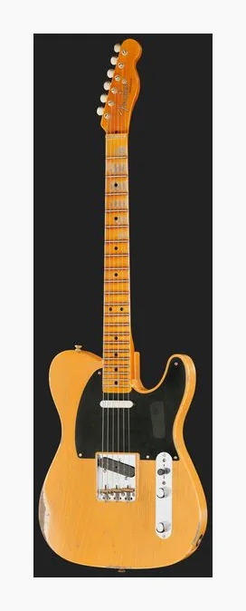 Fender 1951 Nocaster Relic NBL, tył korpusu
