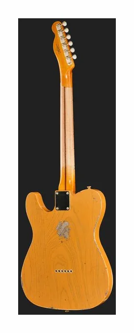 Fender 1951 Nocaster Relic NBL, profil boczny korpusu