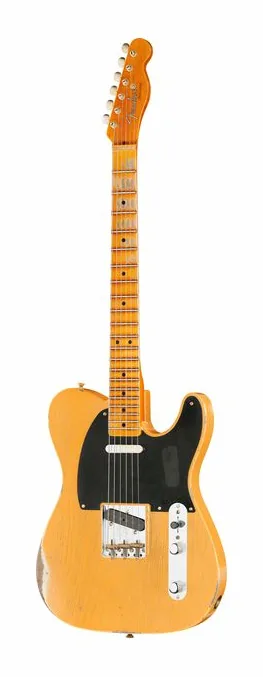 Fender 1951 Nocaster Relic NBL z bliska od przodu