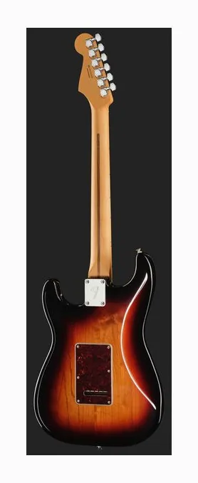 Fender Player II Mod Strat MN 3TS, linie korpusu z góry