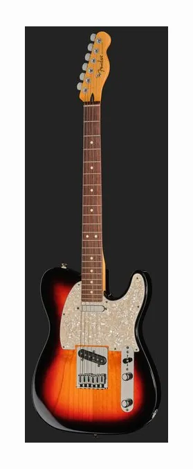 Fender Player II Mod Tele SH MN OLP, linie korpusu z góry
