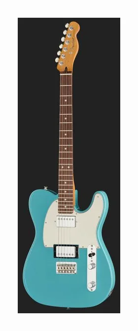 Fender Player II Tele RW WBL, główka z kluczami i logo