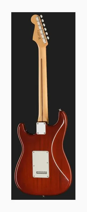Fender Player II Mustang RW BCG, linie korpusu z góry