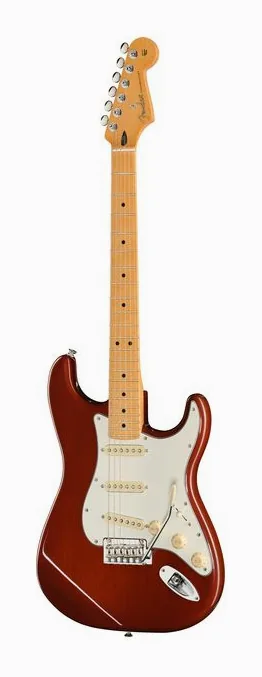 Fender Player II Mustang RW BCG sfotografowana frontalnie