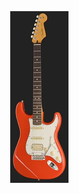 Fender Player II Mustang RW AQB, profil boczny korpusu