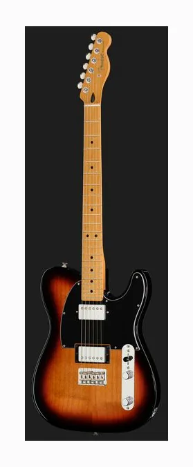 Fender Player II Strat HSS RW MNLT, przetworniki i gałki regulacji