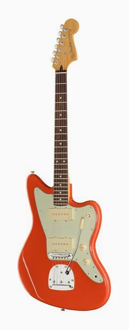 Fender Player II Mustang CGR sfotografowana frontalnie