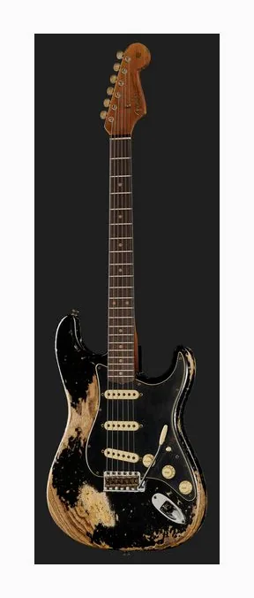 Fender Poblano Strat SHR AB, prog zerowy i pierwsze pozycje na gryfie