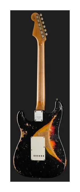 Fender Roasted '61 Strat ABLK/3TSB, korpus i lakier z bliska