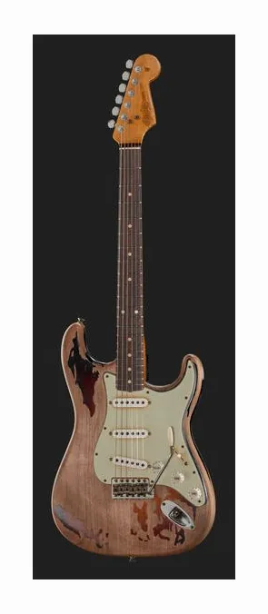 Fender Rory Gallagher Relic Strat, mostek i klucze strojcze