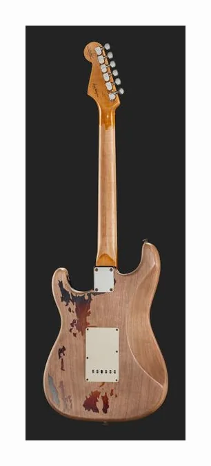 Fender Rory Gallagher Relic Strat, tył korpusu
