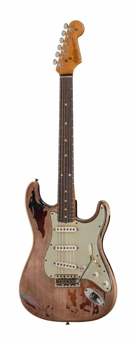 Fender Rory Gallagher Relic Strat z bliska od przodu