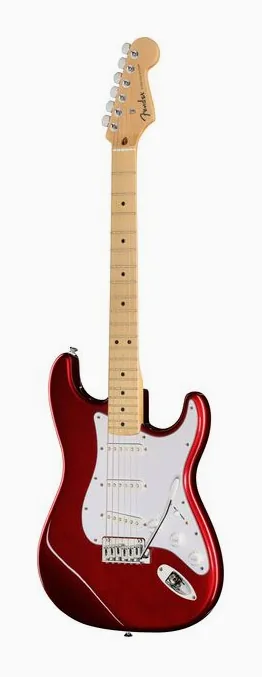 Fender Standard Strat MN WPG CND z bliska od przodu