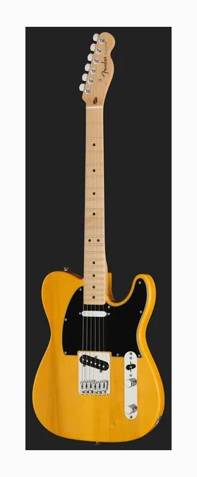 Fender Standard Tele LRL WPG OWT z bliska od przodu