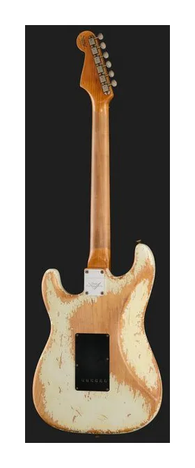 Fender Strat Roasted Dual-Mag OW LTD, linie korpusu z góry