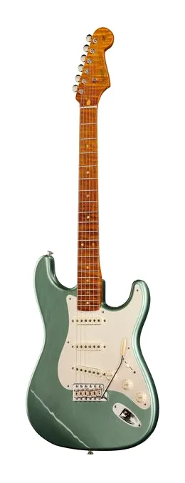 Fender Strat Roasted Pine CC ATGM widziana od przodu