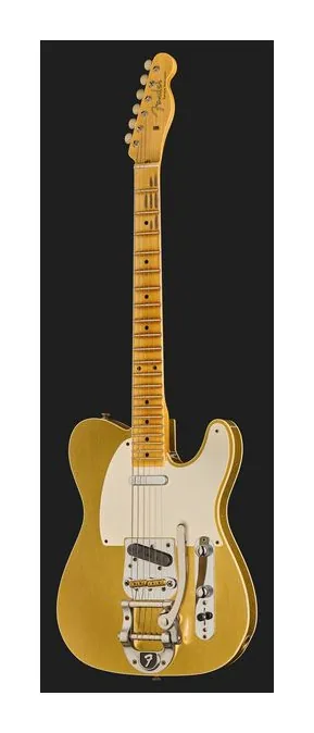 Fender Telecaster Custom JRN HLE GOLD, profil boczny korpusu
