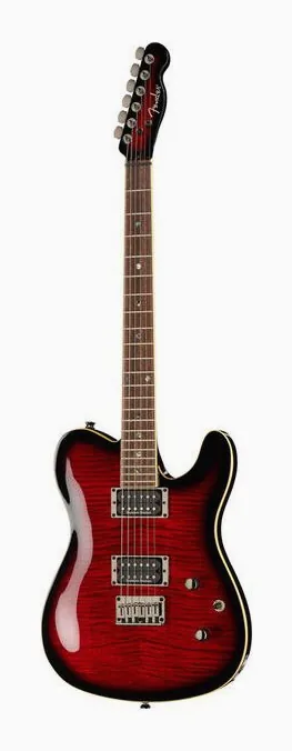 Fender Telecaster Custom FMT HH BCBIL ujęta od przodu na neutralnym tle