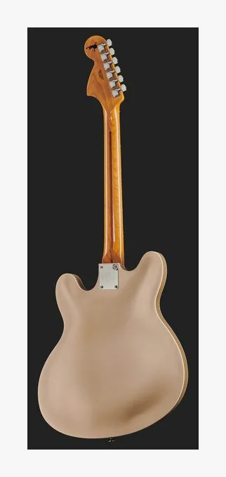 Fender Tom Delonge Starcaster SLG RF, główka z kluczami i logo
