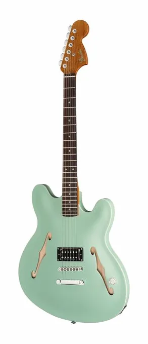 Fender Tom Delonge Starcaster SFG RF sfotografowana frontalnie
