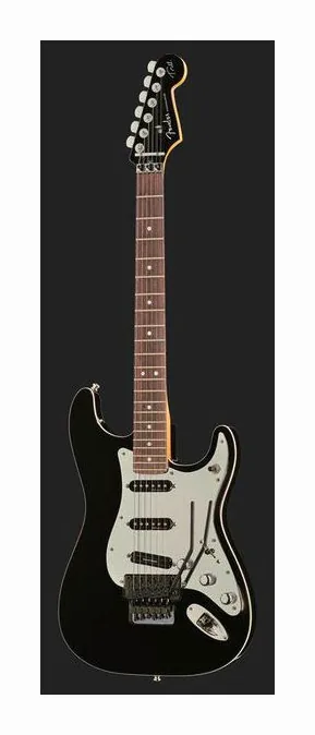 Fender Tom Morello Strat FR RW BLK, linie korpusu z góry