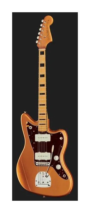 Fender Troy V Leeuwen Jazzmaster MN, główka z kluczami i logo