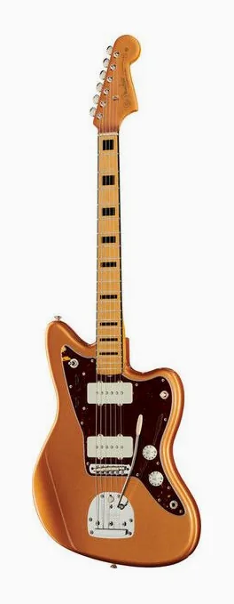 Fender Troy V Leeuwen Jazzmaster MN ujęta od przodu na neutralnym tle