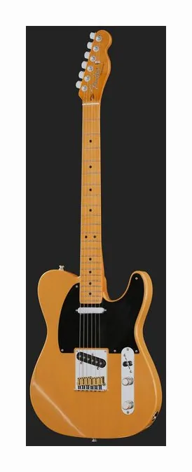 Fender Ultra Luxe 50s Tele MN BTB, tył korpusu