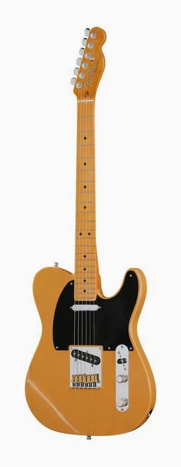 Fender Ultra Luxe 50s Tele MN BTB widziana od przodu