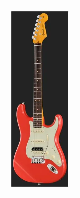 Fender Ultra Luxe 60s Strat HSS FRD, korpus i lakier z bliska