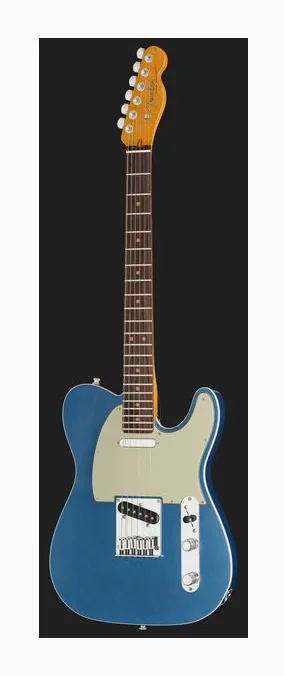 Fender Ultra Luxe 60s Custom Tele LPB, prog zerowy i pierwsze pozycje na gryfie