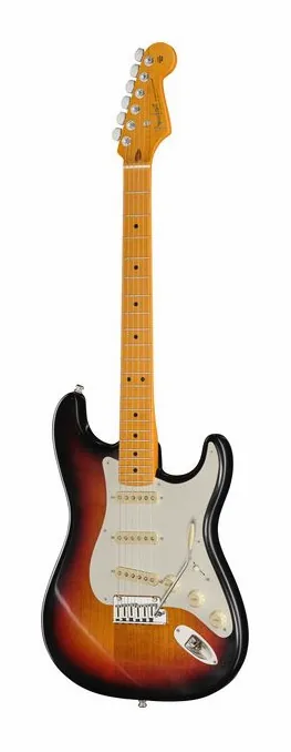 Fender Ultra Luxe 50s Strat MN 3TSB sfotografowana frontalnie