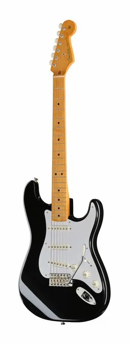 Fender Vintera II 50s Strat MN BK z bliska od przodu