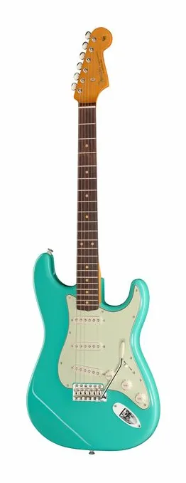 Fender Vintera III L 60s Strat OWT ujęta od przodu na neutralnym tle