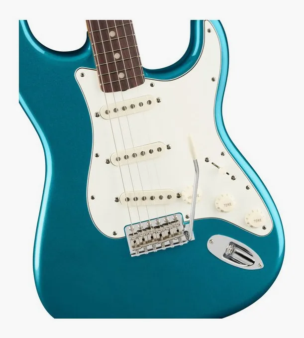 Fender Vintera III M 60s Jaguar SP, korpus i lakier z bliska