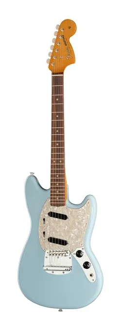 Fender Vintera III M 60s Mustang SNB ujęta od przodu na neutralnym tle