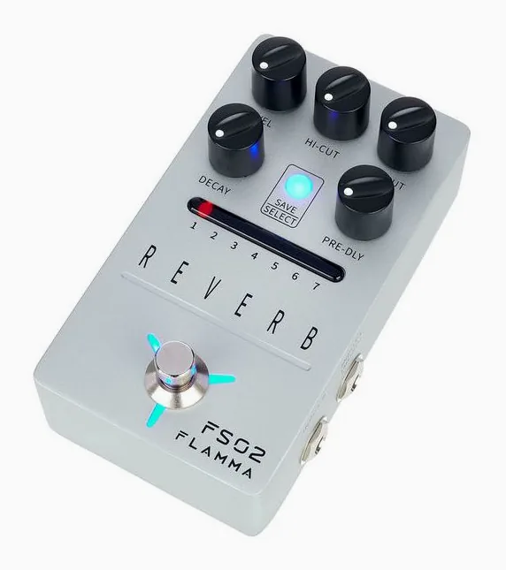 Flamma FS02 Reverb widziana od przodu