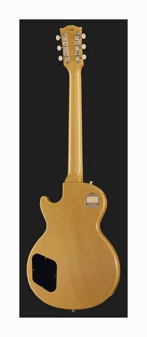 Gibson 57 LP Special SC TVY VOS NH, główka z kluczami i logo