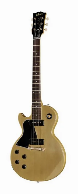 Gibson 57 LP Special SC TVY VOS LH z bliska od przodu